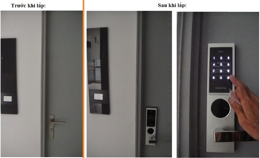 Khóa điện tử Samsung SHS H635XMK/EN