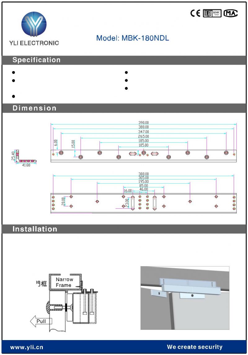 Bộ gá khóa MBK-280NDL