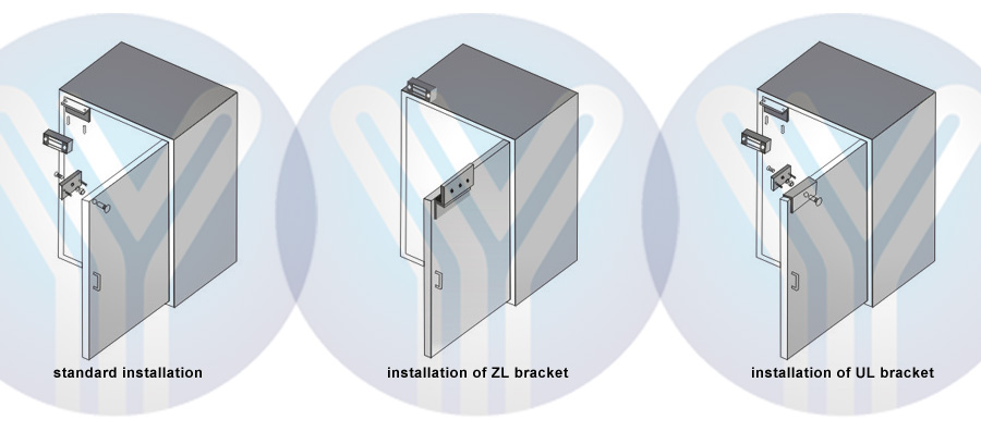 lắp đặt khóa điện từ Yli YM-70