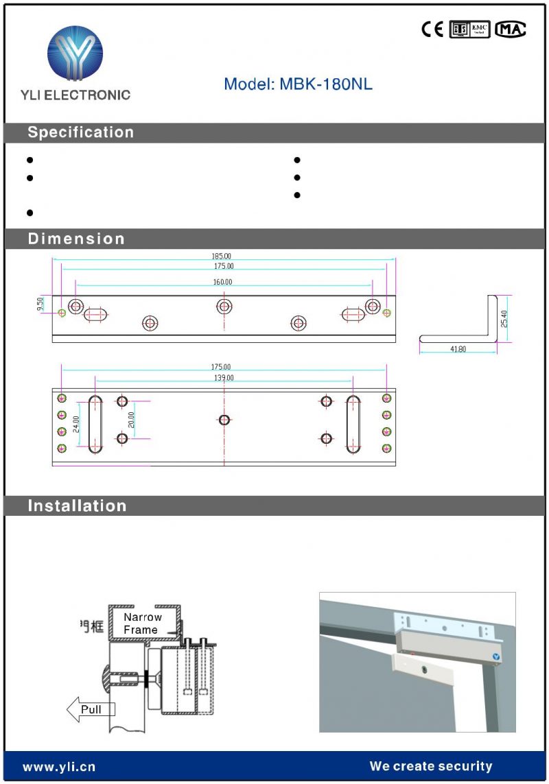 Bộ gá khóa MBK-280NL