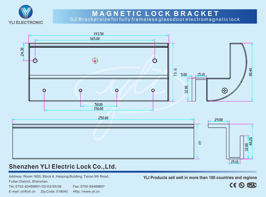 Bộ gá khóa MBK-280NGZ