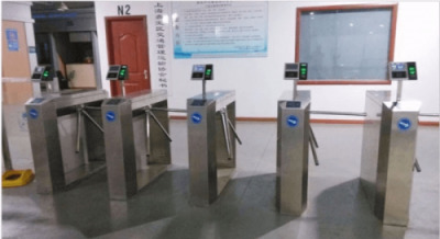 lắp đặt Cổng xoay Tripod turnstile S03BD