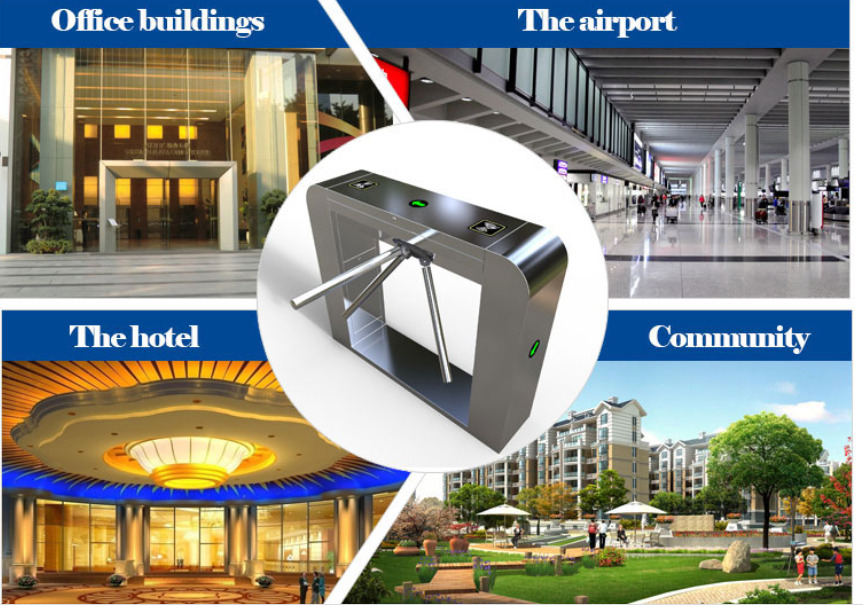 ứng dụng Cổng xoay Tripod turnstile S07BD