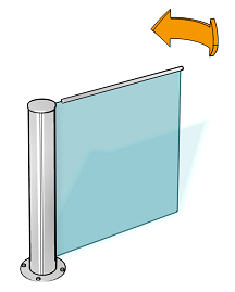 Cổng an ninh Swing Kaba HSD-E033