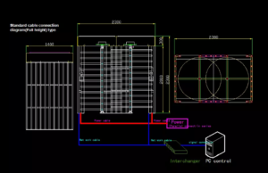 Kich Thuoc Chi Tiet Cổng Full Height Tunstile VNS-Q01BS