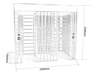 Kich Thuoc Cổng xoay Tunstile VNS-Q01BS