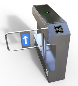 Cổng an ninh Swing Barrier VNS-B02B trụ đơn