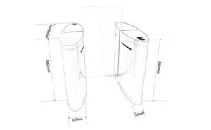 Kich ThuocCổng an ninh Sliding Gate VNS-P04B