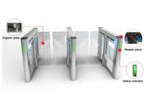 Lap Dat Cổng an ninh Swing Barrier FJC-Z2358C