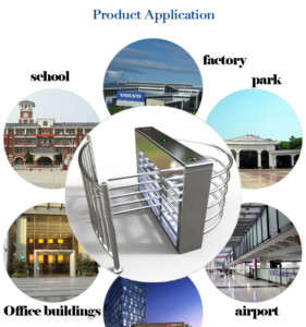 Lap Dat Cổng xoay Full Height Tunstile VNS-G01BD