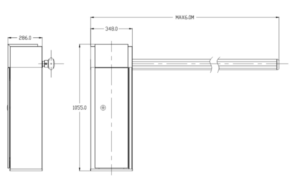 Cổng Barrier tự động Bisen BS-6306