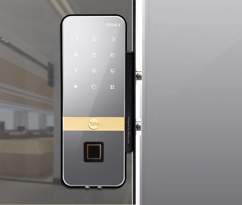 Khóa cửa kính vân tay YDG 413