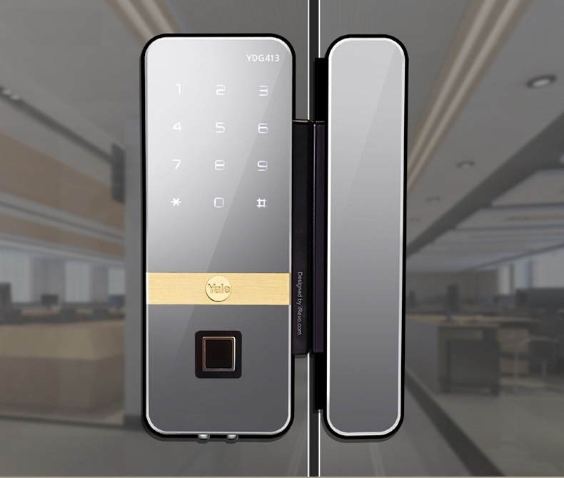Khóa cửa kính vân tay YDG 413
