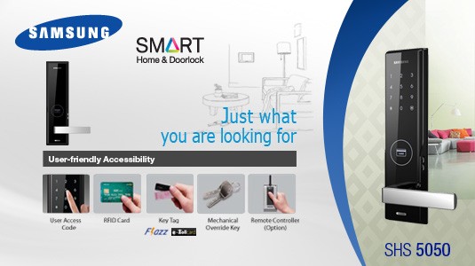  Khóa điện tử Samsung SHS H505FMK/EN