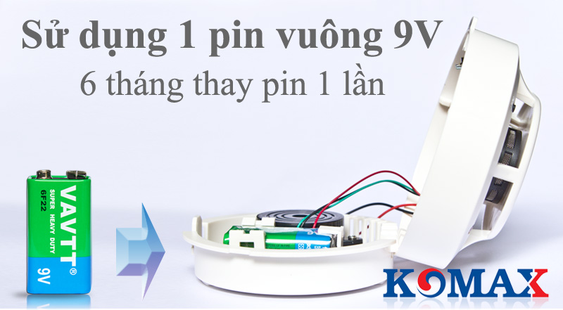 Đầu dò báo cháy không dây KM-S52W