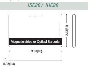 Kich Thuoc Thẻ từ Mifare 13.56 MHz