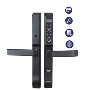 Khóa cửa nhôm kính Akita Black