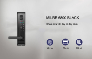 Khóa điện tử Milre MI-6800 Black