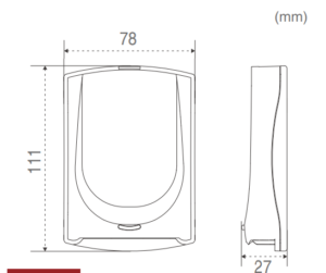 Kich Thuoc Đầu đọc cổng USB Soyal AR-725R