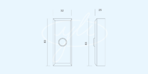 Kich Thuoc Nút bấm mở cửa Yli PBK-815