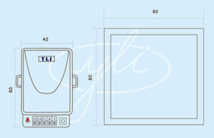 Kich Thuoc Nút điều khiển từ xa WBK-400RC