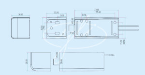Kich Thuoc Khóa tủ điện Yli YE-303