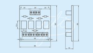 Kich Thuoc Module điều khiển Yli PCB-501
