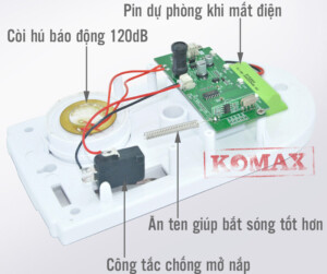 Cau Tao Trung tâm báo trộm Komax KM-T80