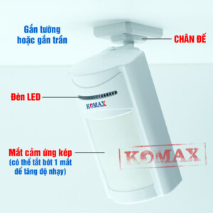 Cau Tao Mắt hồng ngoại kép Komax KM-5120