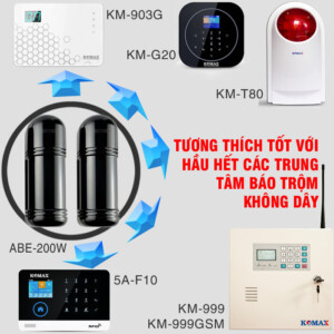 KẾt NỐi Hàng rào điện tử Komax ABE-200W