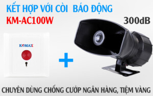 Nút nhấn khẩn cấp Komax KM-R80 Ket Noi Coi Bao Dong