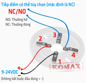 Dau Noi Day Đầu dò khói Komax R-6601