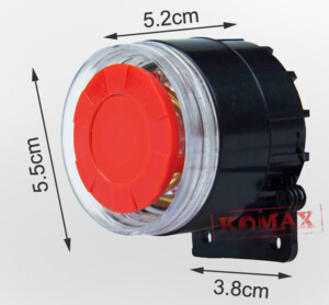 Kich Thuoc Còi hú báo động Komax KM-A08L