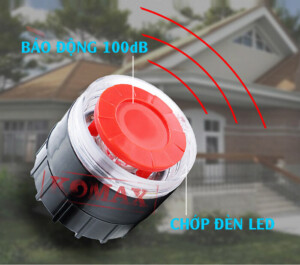 Tinh Nang Còi hú báo động Komax KM-A08L