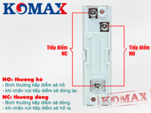 Tính Năng Nút nhấn khẩn cấp Komax SH-075