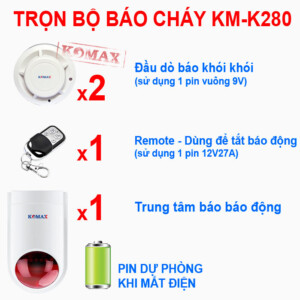 Bộ báo cháy không dây KM-K280
