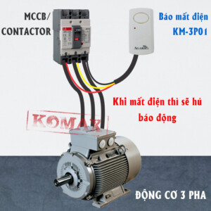 Hoạt động Thiết bị báo cúp điện KM-3P01