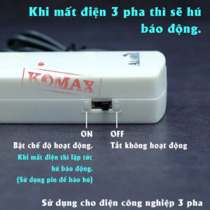 Hoat Dong Thiết bị báo cúp điện KM-3P01