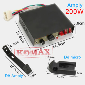 Kich Thuoc Amply dùng cho còi hú CJB-200W