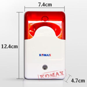 Kich Thuoc Còi báo động Komax KM-A09-220V