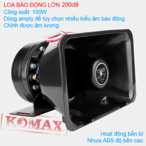 Bộ amply kèm còi hú CJB-200W
