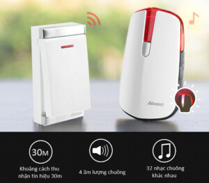 Tinh Nang Chuông cửa không dây Komax FA-681P