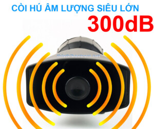 Ung Dụng Còi hú báo động Komax KM-AC100W